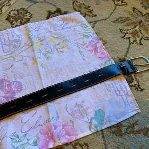 Vintage Banana Republic Black Leather Belt